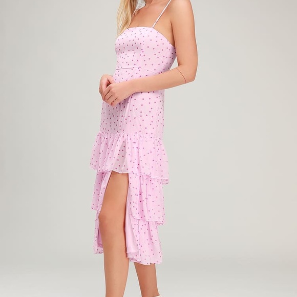 Pink Ruffle Dress - Picture 3 of 6